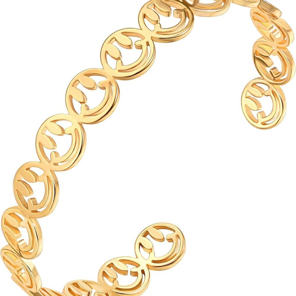 Dainty Gold Bar Bracelet for Women Simple Delicate Thin Cuff Bangle Hook Bracele